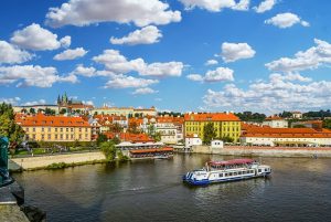 river at Prague tour boat