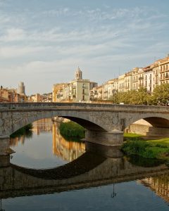 Girona river and bridge