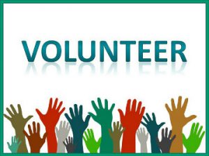 hands up to volunteer