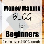 money ,aking blog for beginners