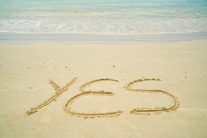YES in sand for make money writing money at home