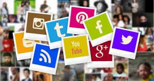 a coomunity behind social media icons