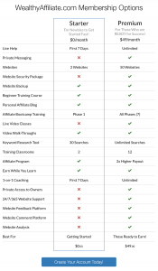 3 column comparison
