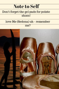 ballet pointe shoes